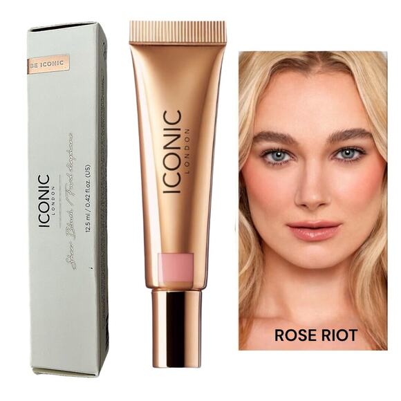 Iconic Blush London Sheer Shade Rose Riot 12.5ml NIB - Picture 1 of 7